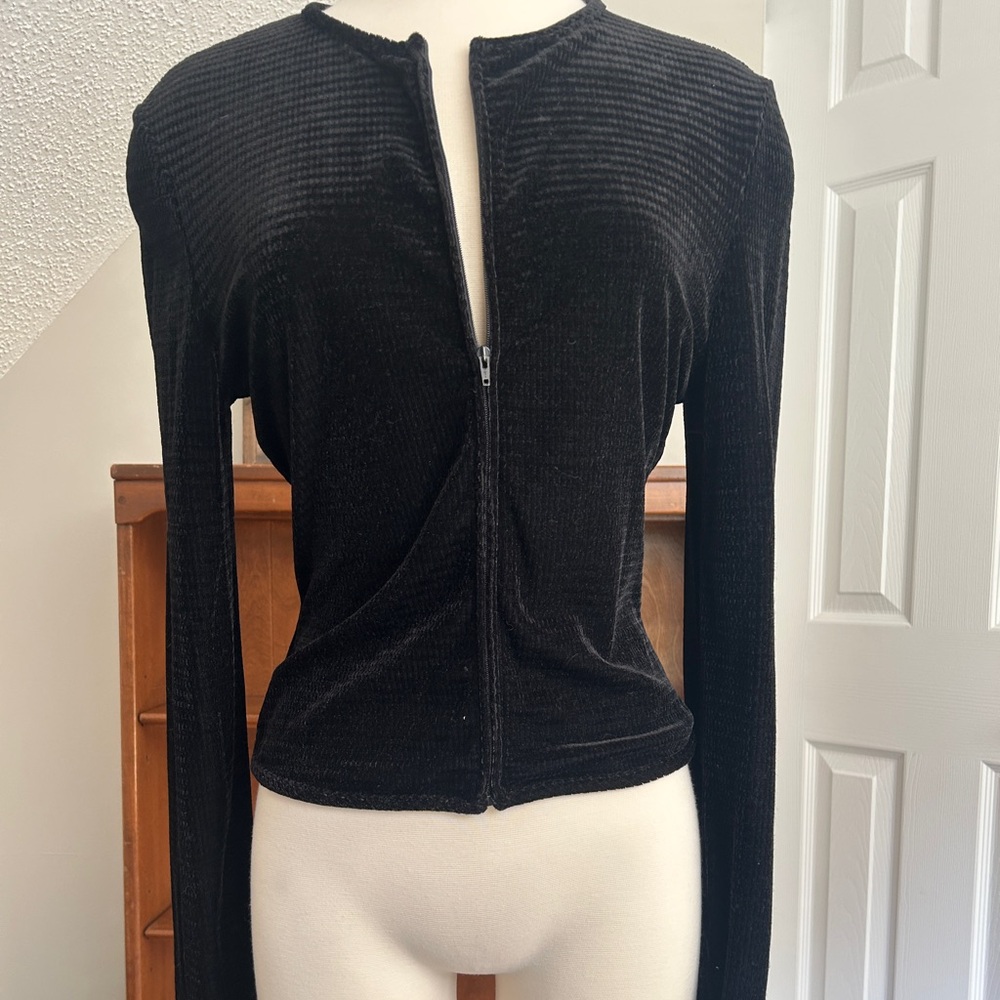 Emporio Armani Black Velvet Blazer